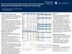Vacuum-Induced Hemorrhage Control versus Uterine Balloon Tamponade for Management of Postpartum Hemorrhage by Courtney Makris and David Colombo