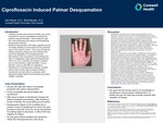 Ciprofloxacin Induced Palmar Desquamation