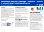Documentation of Procedural Training and Competencies  in Community-Based Family Medicine Programs