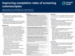 Improving Completion Rates of Screening  Colonoscopies