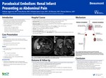 Paradoxical Embolism: Renal Infarct Presenting as Abdominal Pain