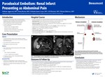 Paradoxical Embolism: Renal Infarct Presenting as Abdominal Pain by Nishant Aggarwal, Dana Rector, Nicholas J. Lazar, Ali Khreisat, and Florian Bukovec