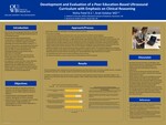 Development and Evaluation of a Peer Education-Based Ultrasound Curriculum with Emphasis on Clinical Reasoning by Nisha Patel and Arati Kelekar