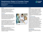 Readmission Rates In Complex Cases Does Review of AVS with Patients/Families Lead to Lower  Readmissions?
