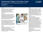 Readmission Rates In Complex Cases Does Review of AVS with Patients/Families Lead to Lower Readmissions?