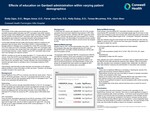 Effects of Education on Gardasil Administration Within Varying Patient Demographics by Emily Zajac, Megan Amos, Farrar Jean Ford, Kelly Dubay, Teresa Mccartney, and Chen Shen
