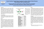 Custom Ampliseq Targeted Sequencing Panel For Orphan Pediatric Retinal Diseases: Norrie Disease, FEVR, and Retinoschisis by Michael Sun, Wendy Dailey, Amanda Petrilli Cicerone, Jennifer Felisky, Kaylee Moyer, Naomi Haque, Alvaro Guzman, Kendra Mellert, Kimberly Drenser, and Kenneth P. Mitton