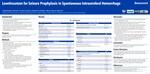 Levetiracetam for Seizure Prophylaxis in Spontaneous Intracerebral Hemorrhage