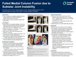 Failed Medial Column Fusion due to Subtalar Joint Instability by Travis Rich, Randy Semma, and Michele Bertelle-Semma