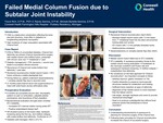 Failed Medial Column Fusion due to Subtalar Joint Instability